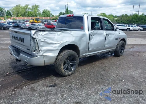 2017 Ram 1500 Night 4X4 5'7 Box из США, поврежденный, VIN 1C6RR7MT9HS617785